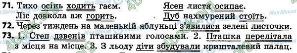 ГДЗ Українська мова 4 клас сторінка 71-73